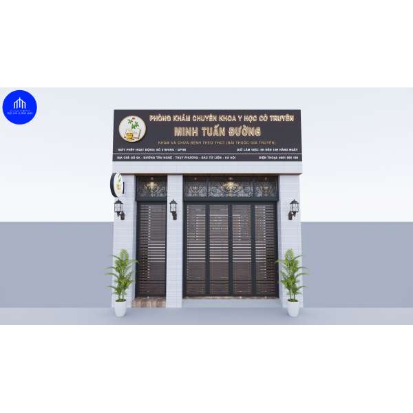 Thiết kế phòng khám Đông y Minh Tuấn Đường  